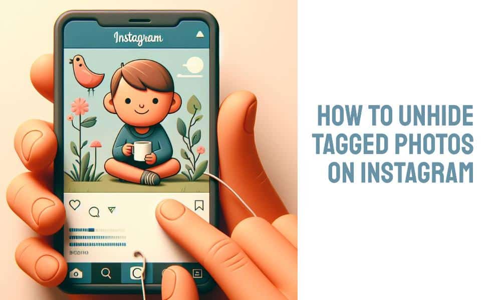 how to unhide tagged photos on instagram